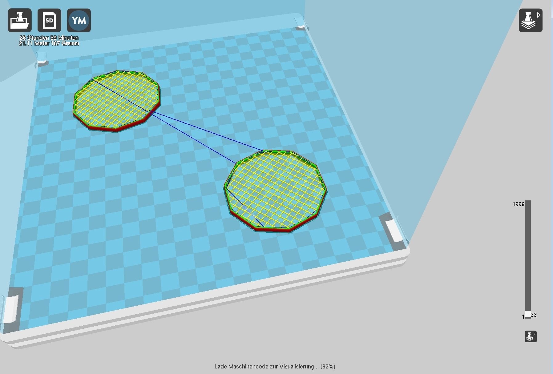 Simple Luna 3 Spaceprobe Printable Miniature 3D print model_34