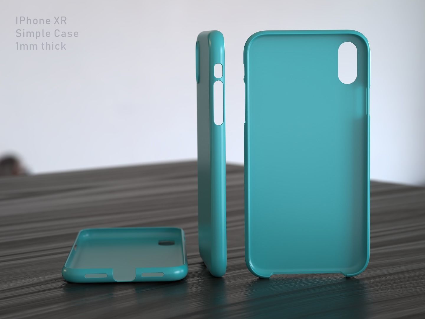 IPhone XR Case 3D print model_1