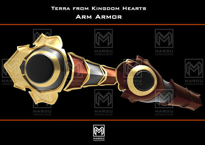 Terra arm Kingdom hearts 3D printing for cosplay 3D print model