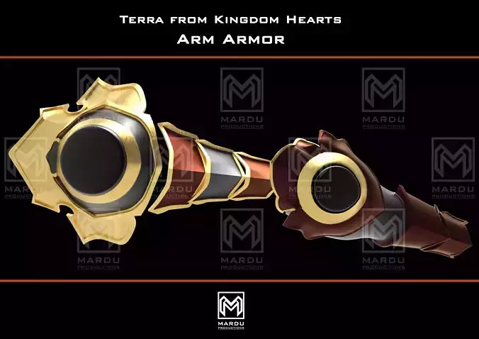 Terra arm Kingdom hearts 3D printing for cosplay