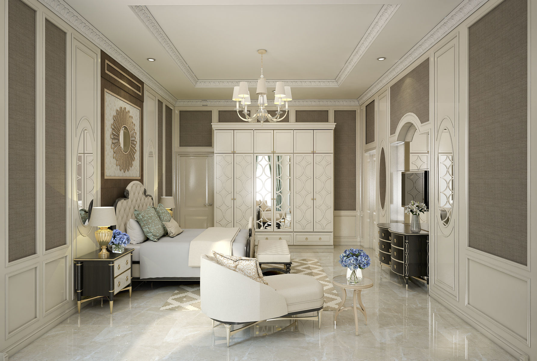 Master Bedroom 3D model_2