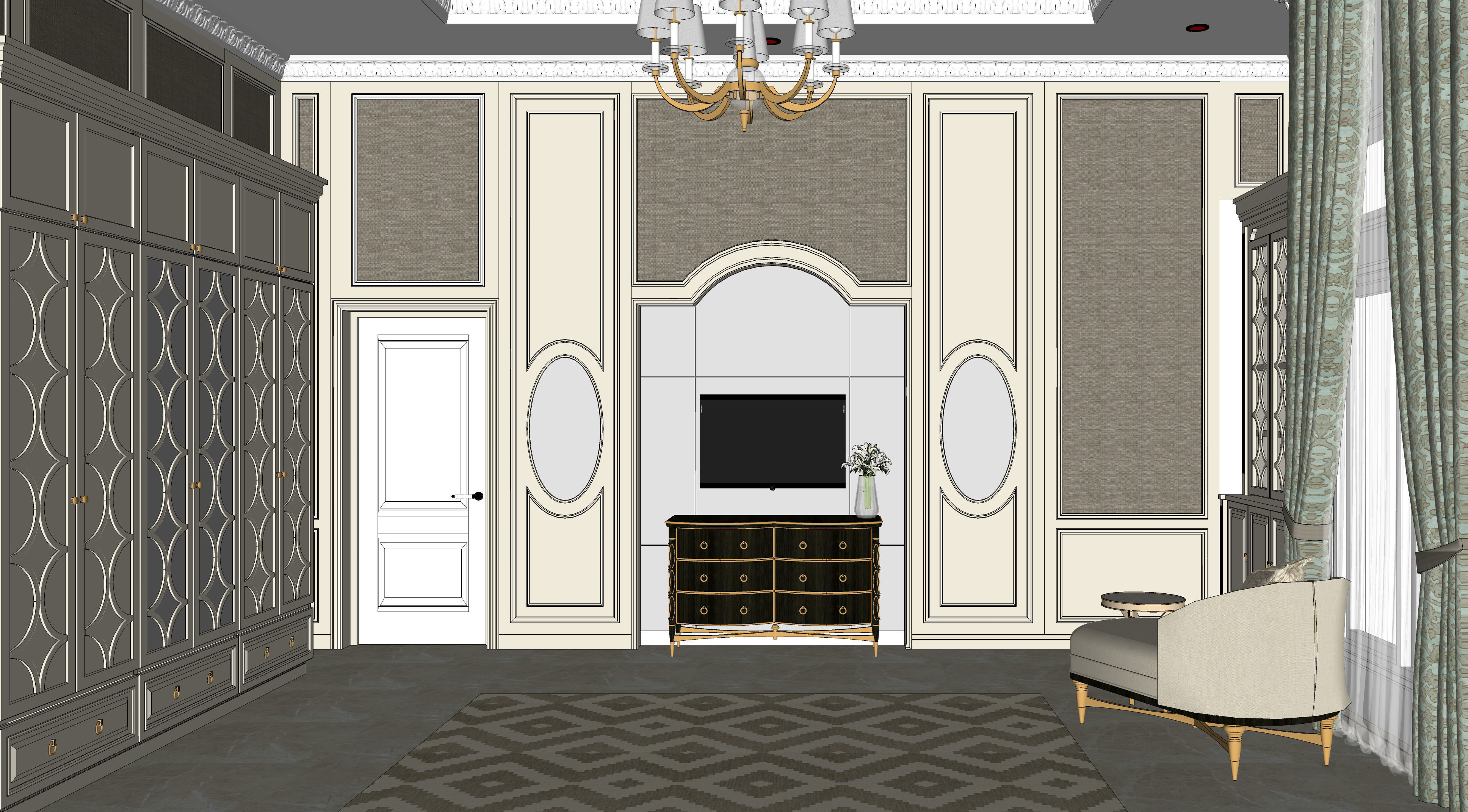 Master Bedroom 3D model_7