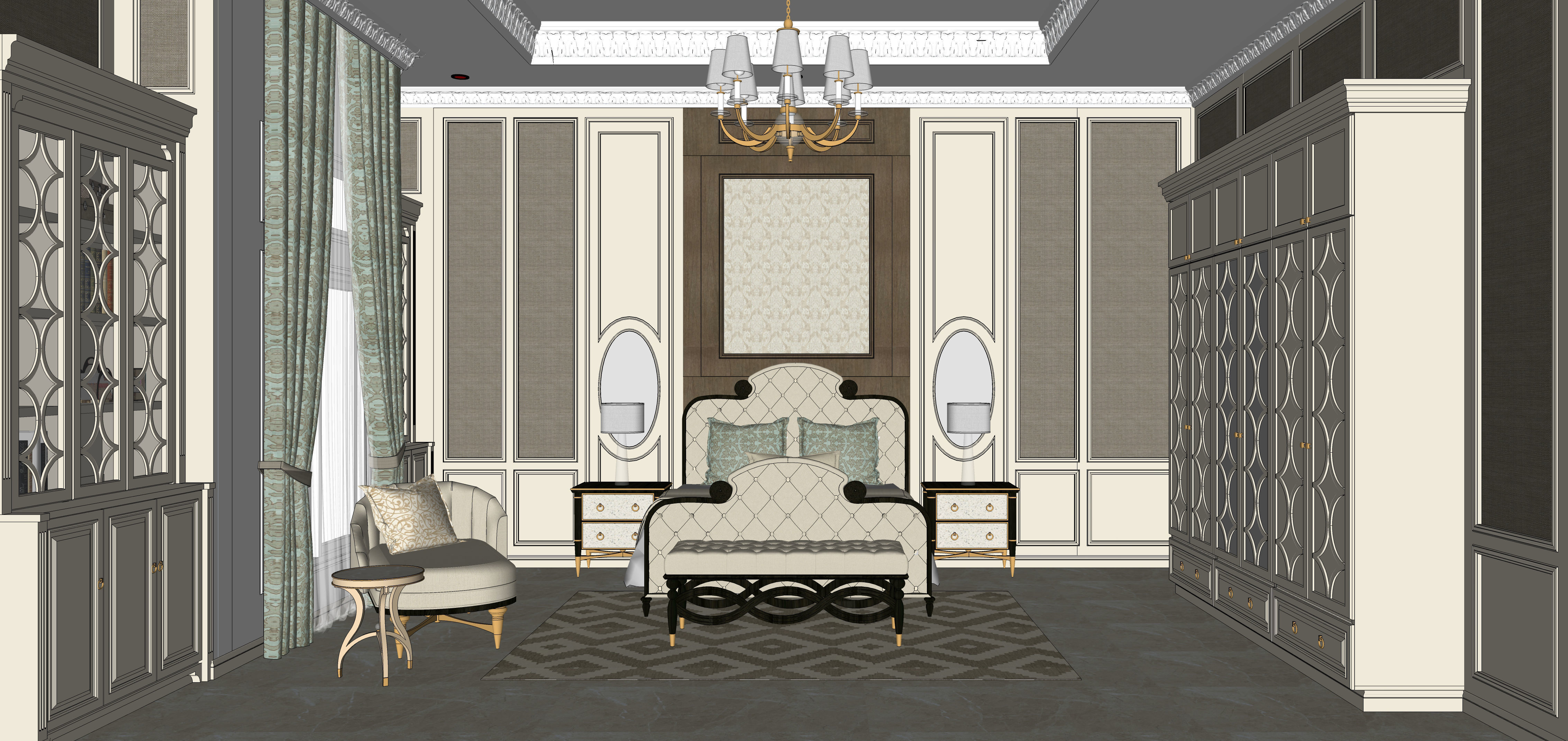 Master Bedroom 3D model_5