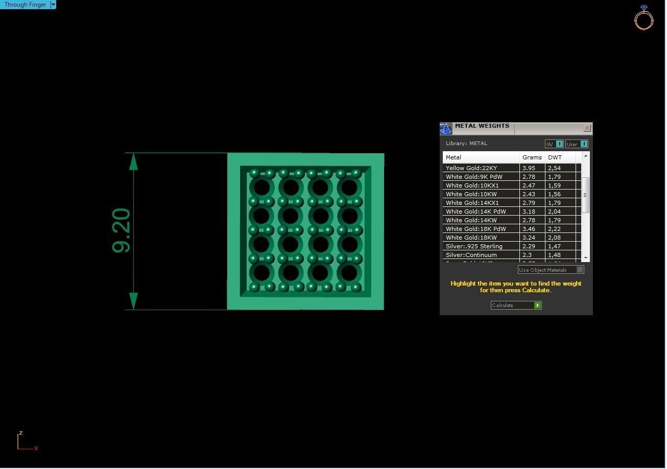 luis vuitton bracelet components 3D print model_7