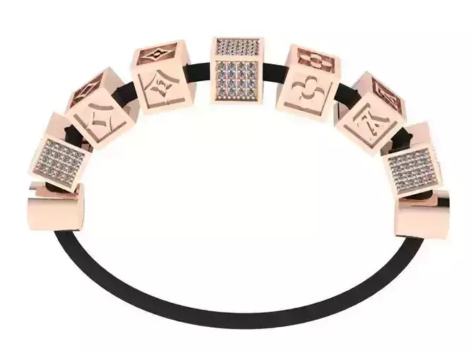 luis vuitton bracelet components