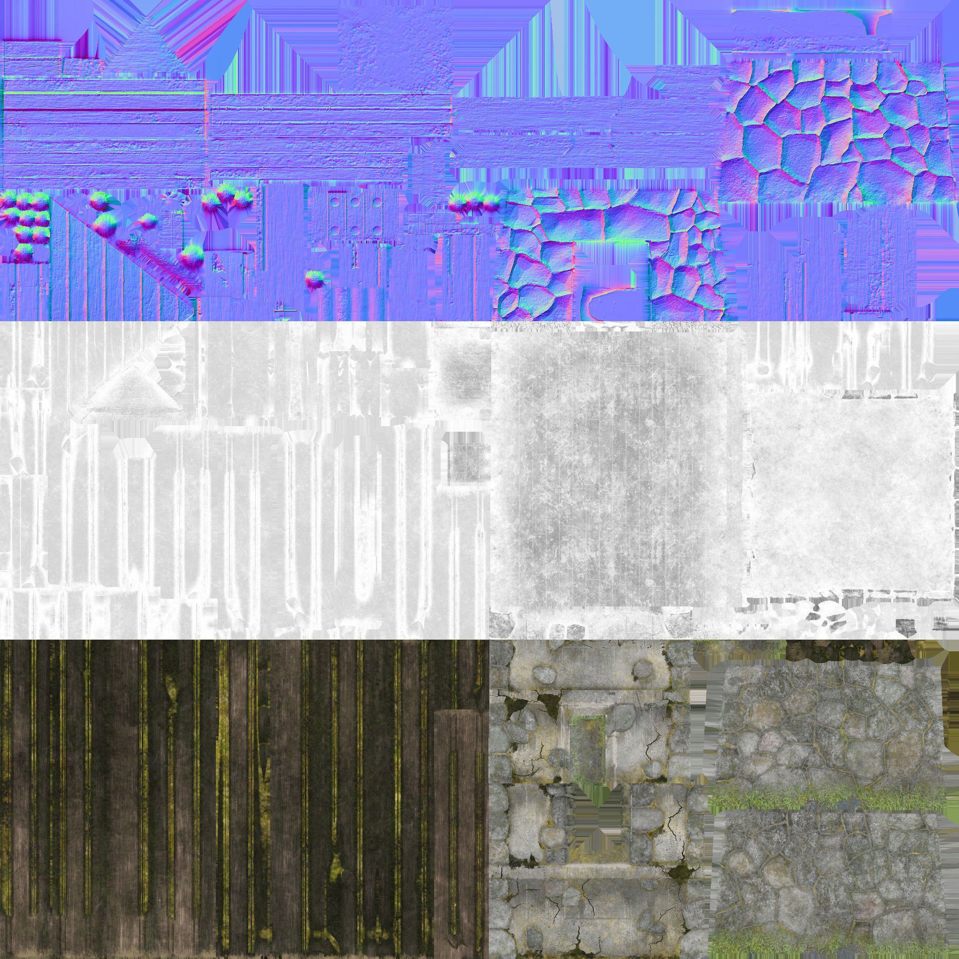 Asterix Styled house Low-poly 3D model_5