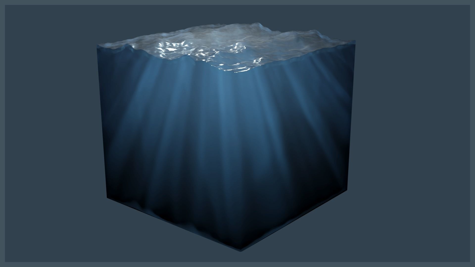 Deep Ocean Environment Low-poly 3D model_13