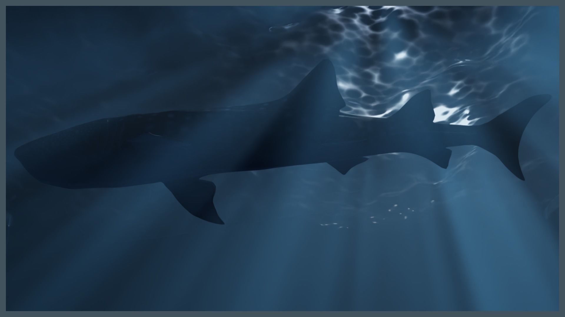 Deep Ocean Environment Low-poly 3D model_10