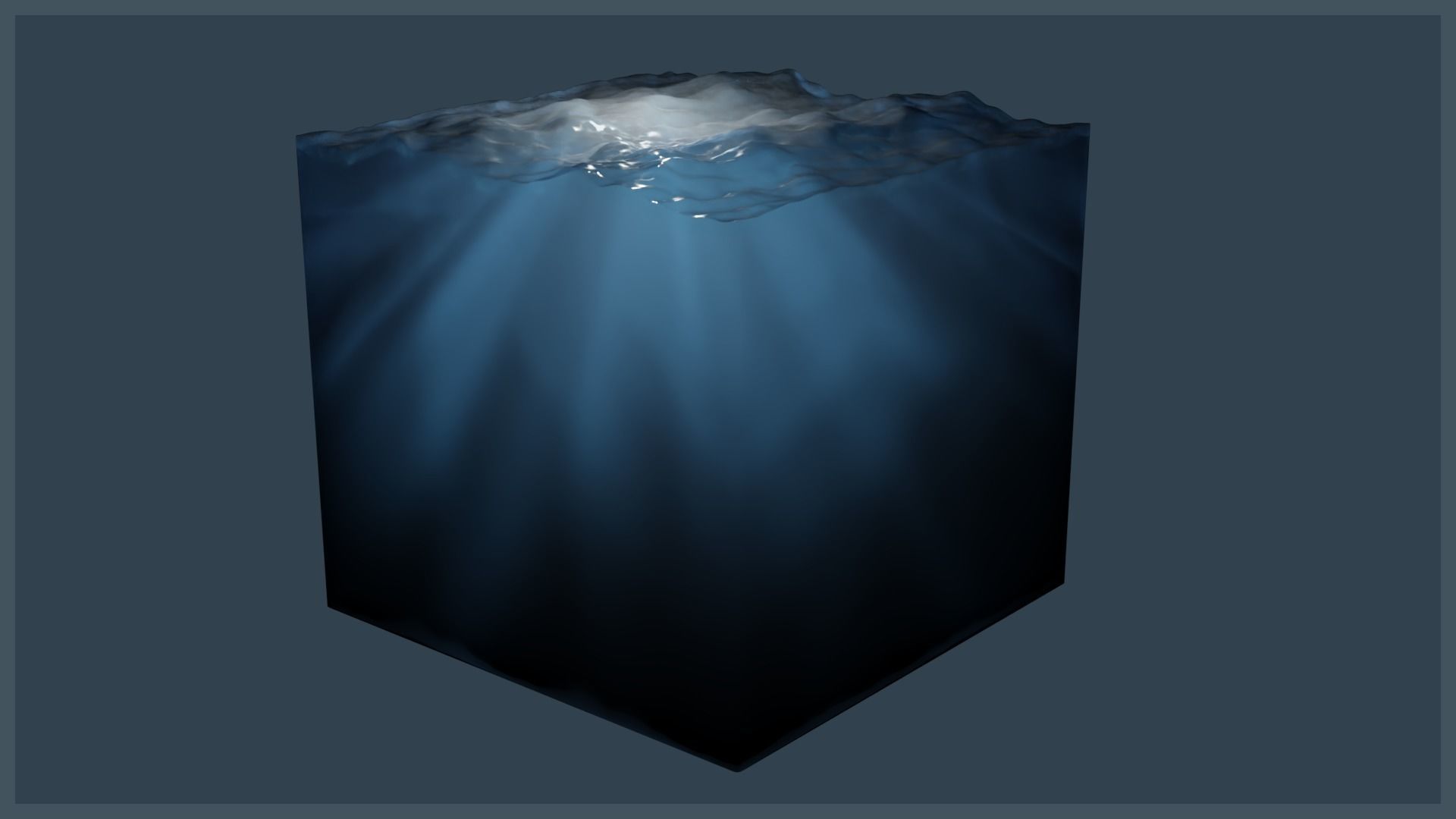 Deep Ocean Environment Low-poly 3D model_12