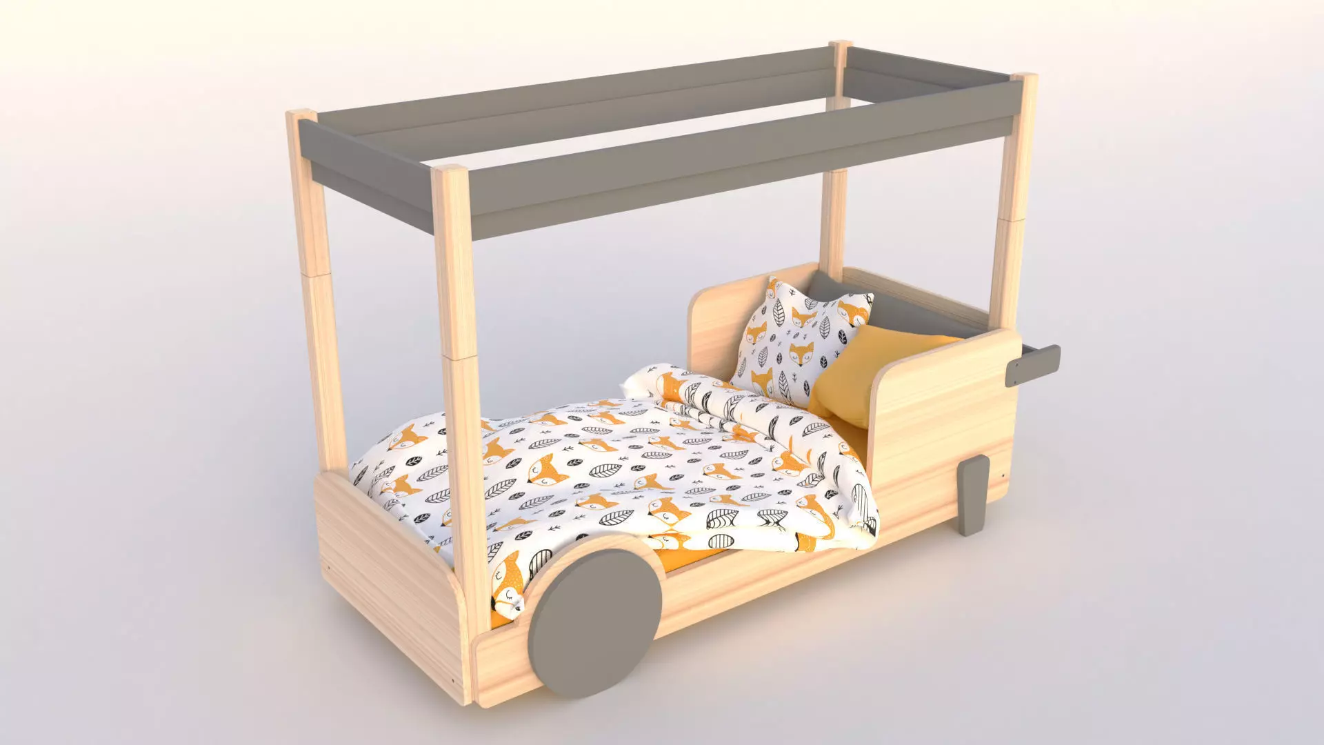 Bed Child Mathy By Bols Free 3D model