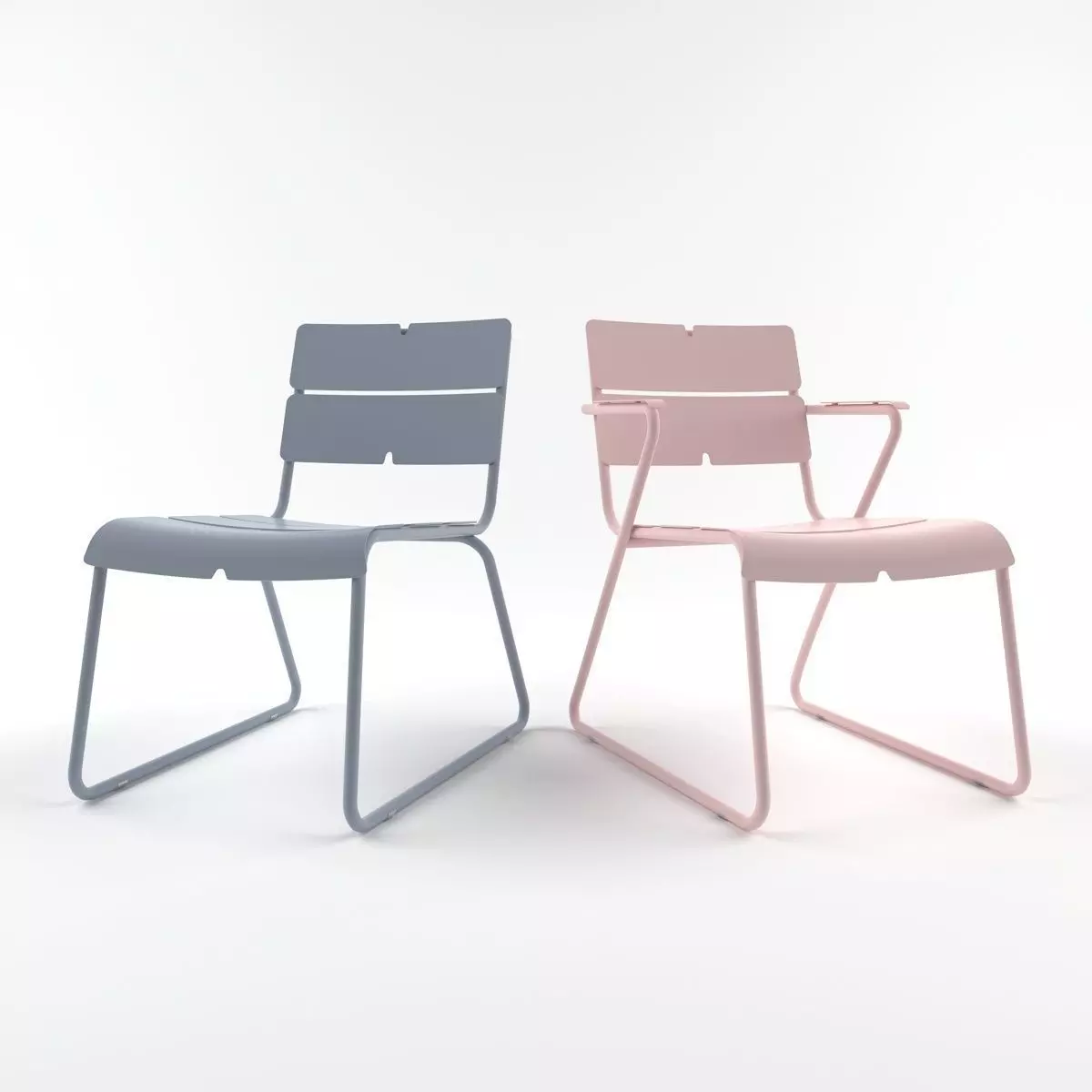 Corail lounge 3D model_0