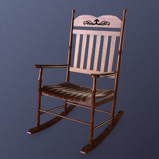 Rocking Chair 3D model_1