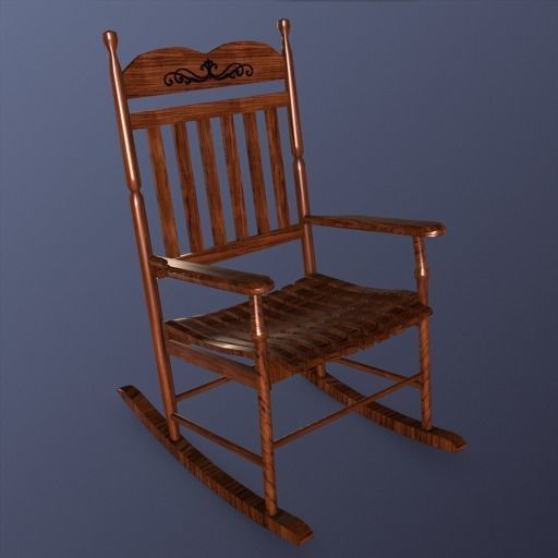 Rocking Chair 3D model_2