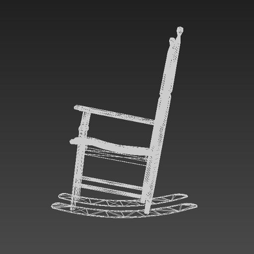 Rocking Chair 3D model_4