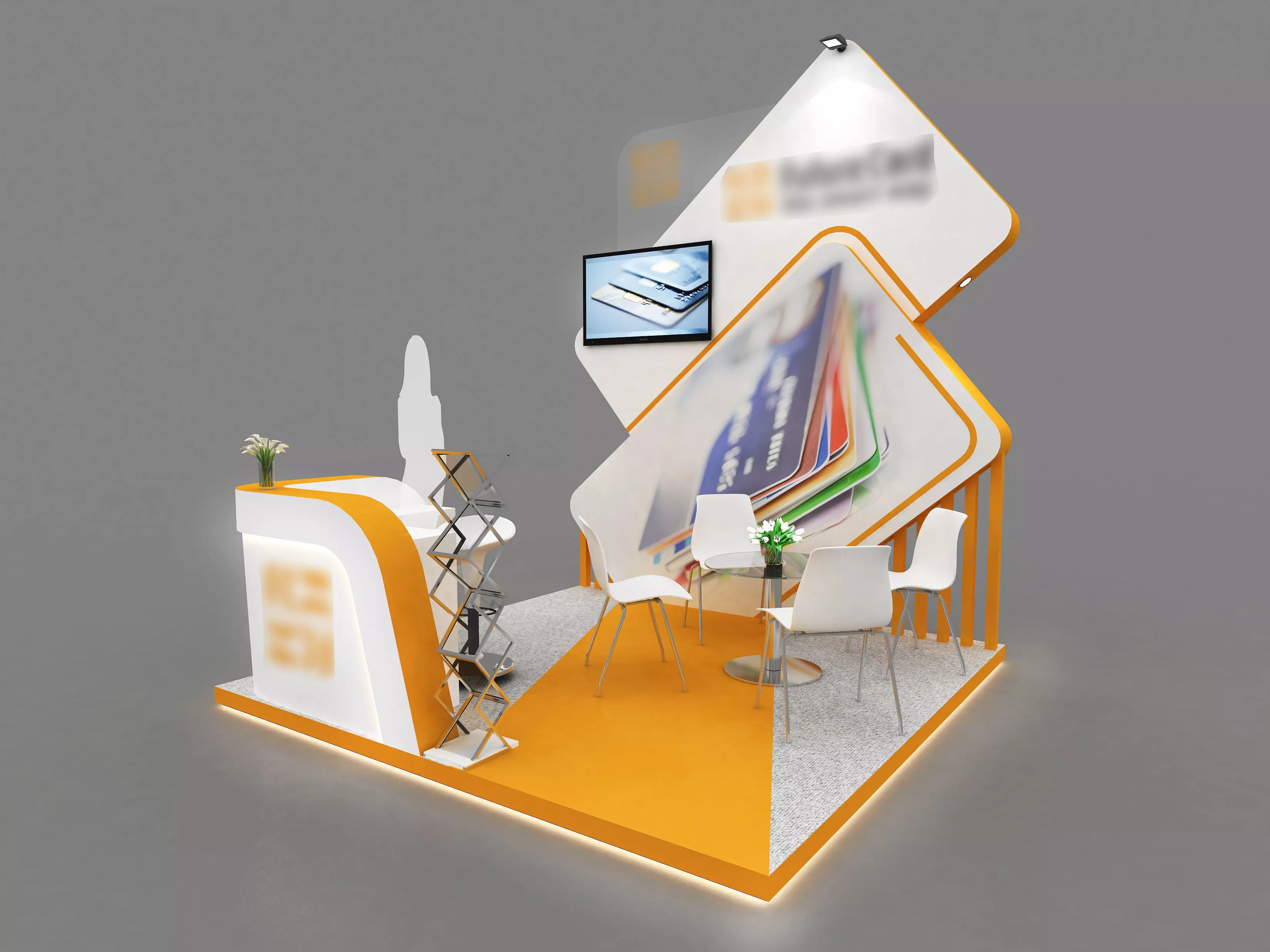 Credit Card - Kiosk 3D model