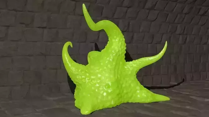 Slime creature with long tentacles