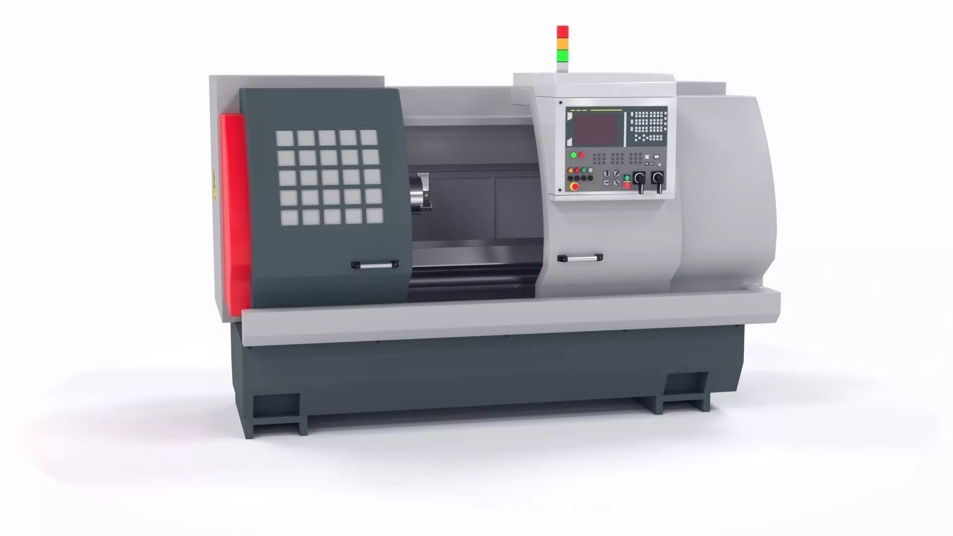 turning lathe cnc CORMAK 3D model
