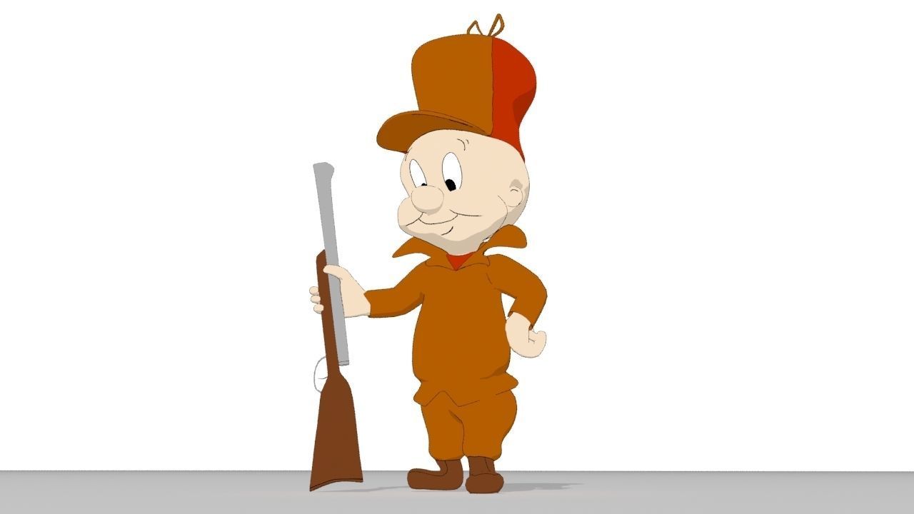 Elmer Fudd  3D model_3