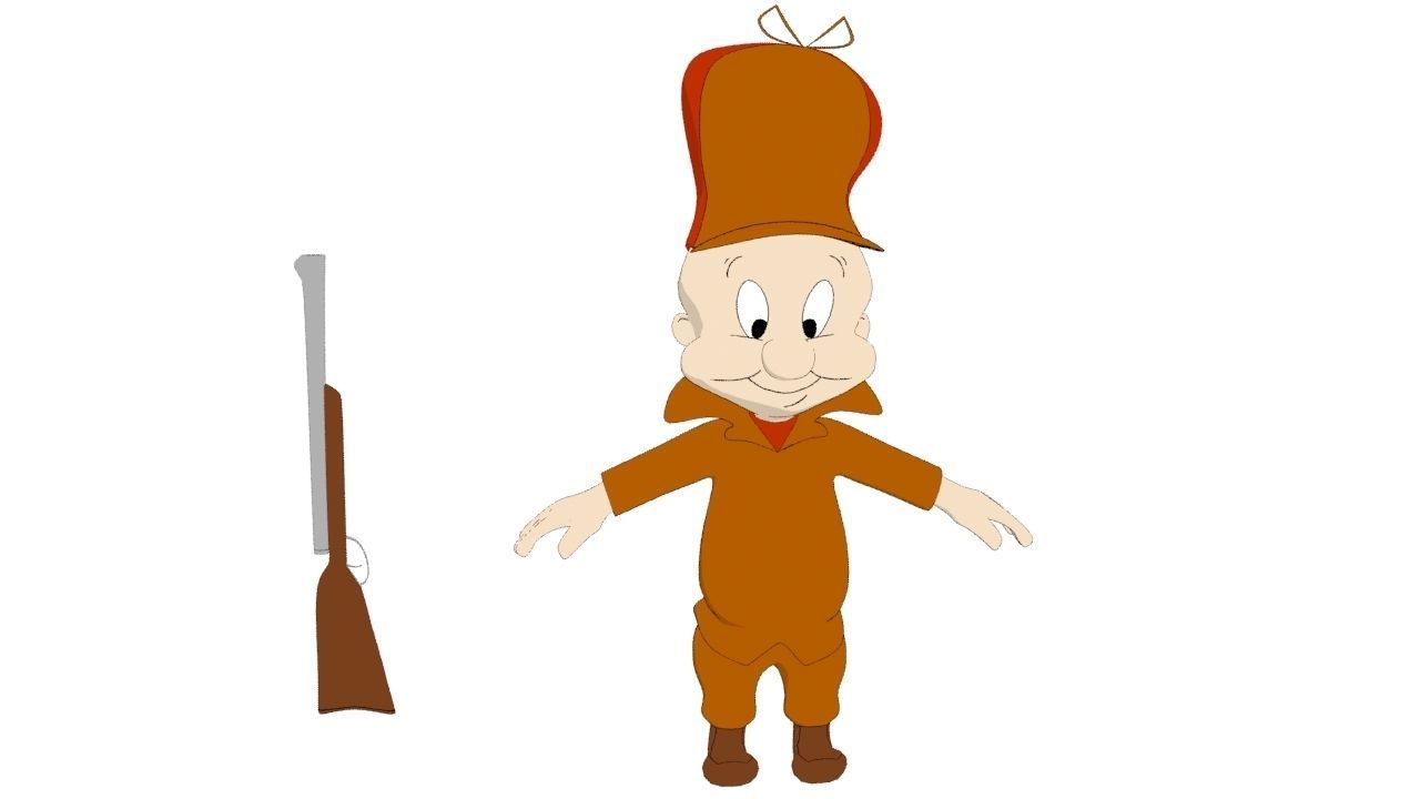 Elmer Fudd  3D model_11