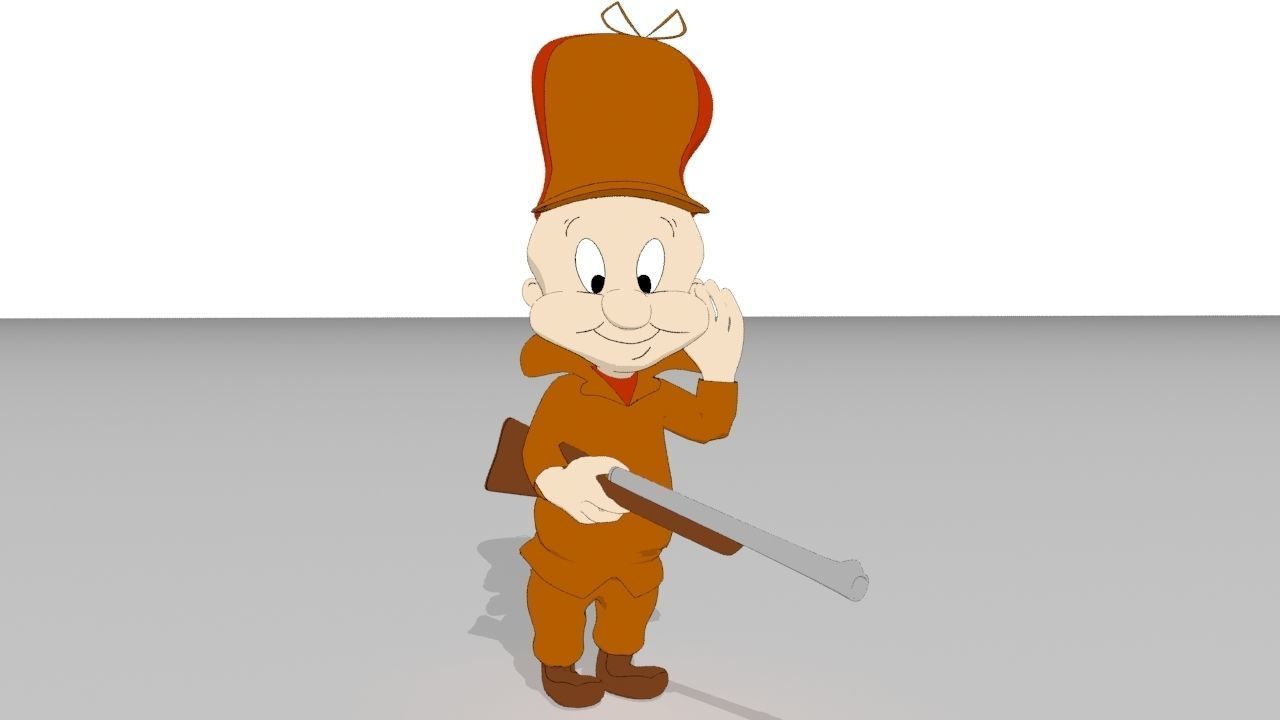 Elmer Fudd  3D model_5