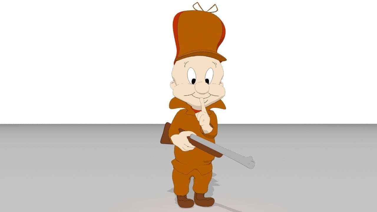 Elmer Fudd  3D model_2