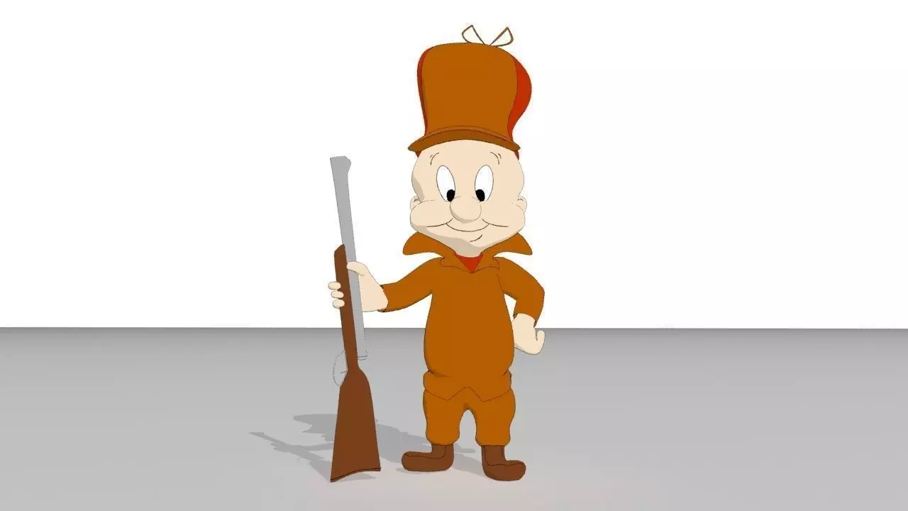 Elmer Fudd  3D model_0