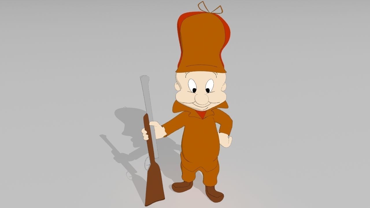 Elmer Fudd  3D model_4