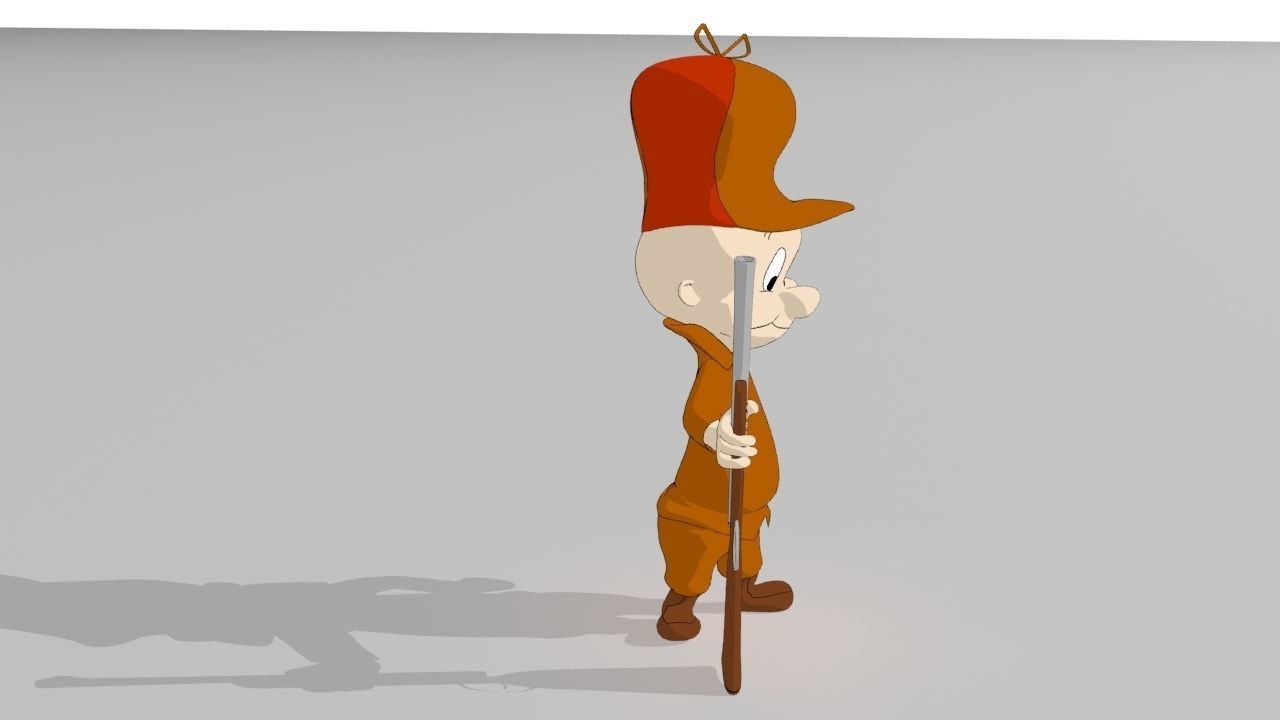 Elmer Fudd  3D model_6