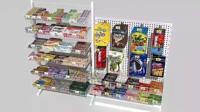 candy rack 3D model