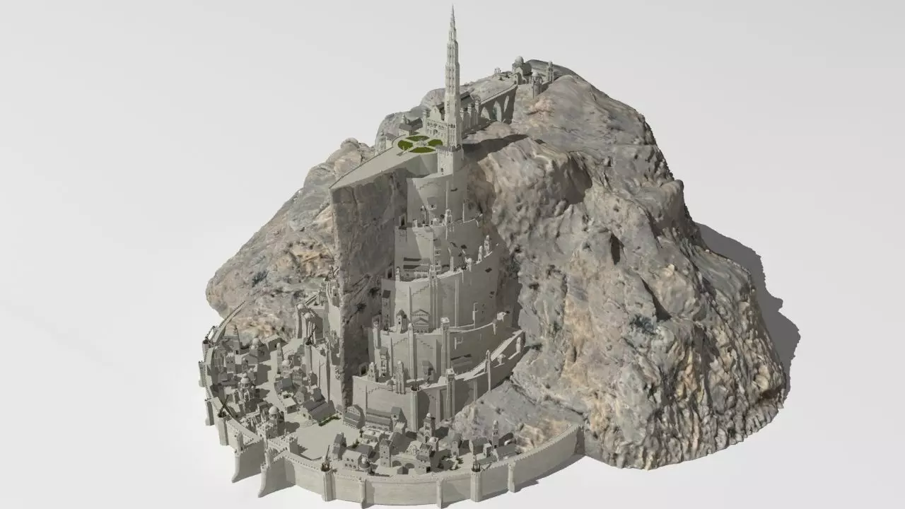 Minas Tirith 3D model