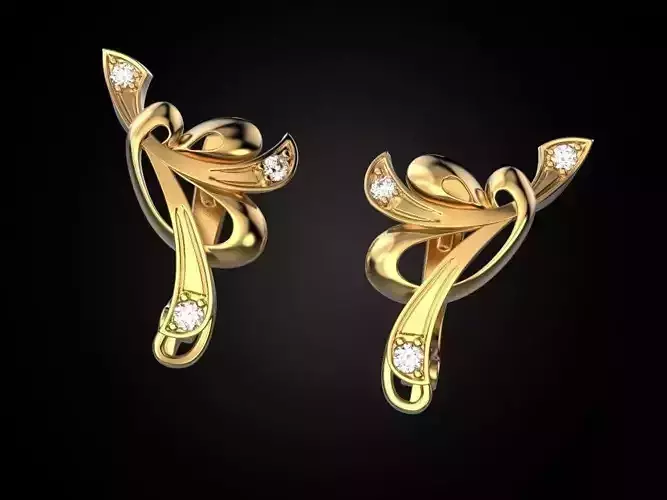 Earrings 15 3D print model