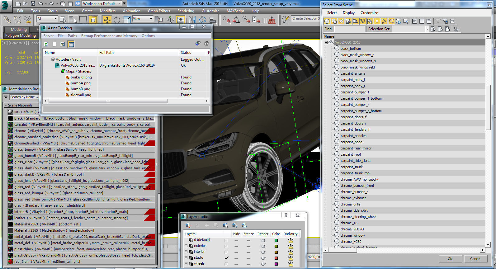 Volvo XC60 2018 3D model_22