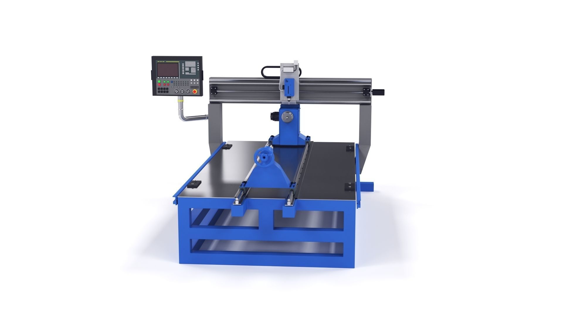 Milling machine cnc 3D model_1