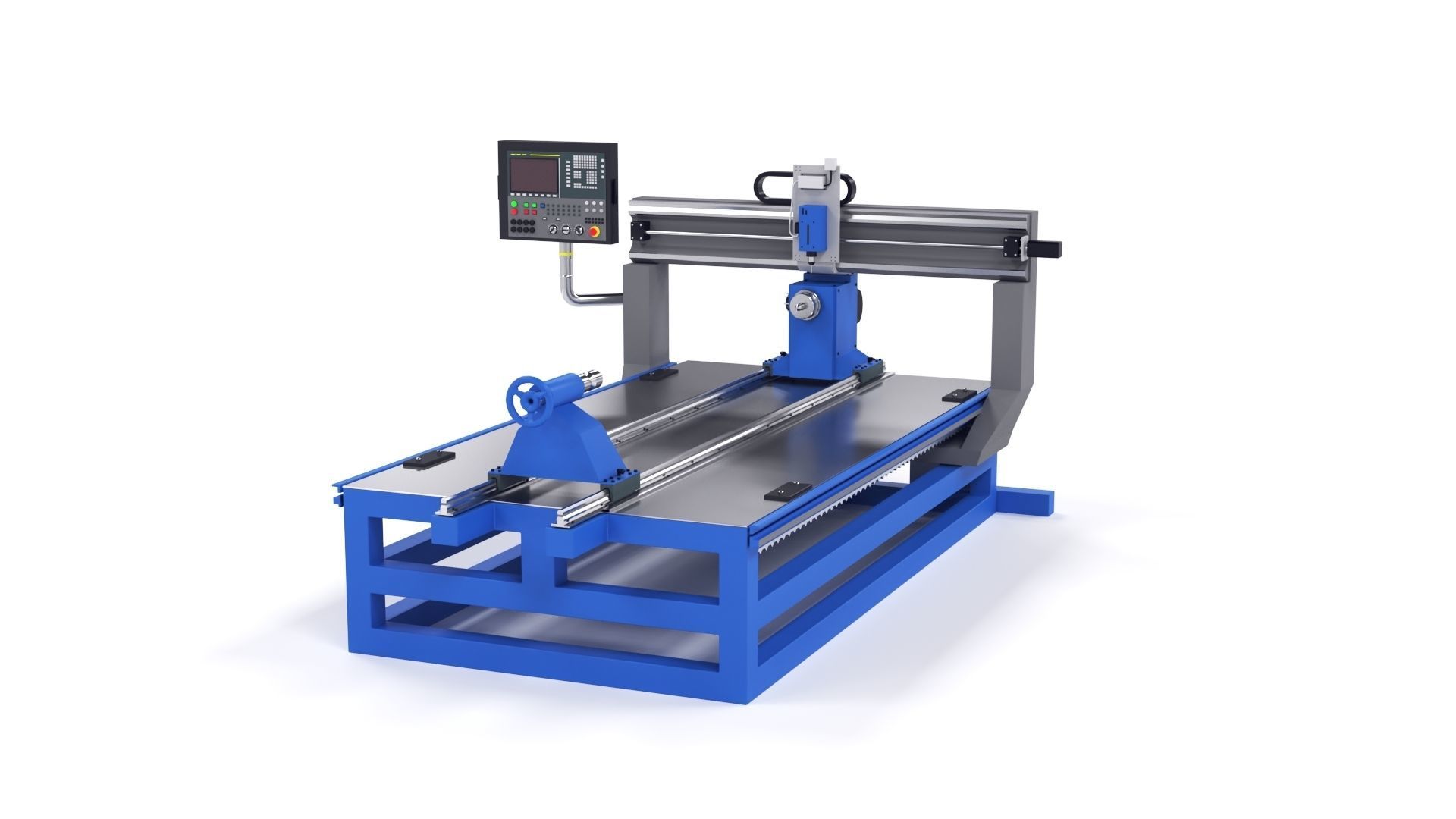 Milling machine cnc 3D model_2