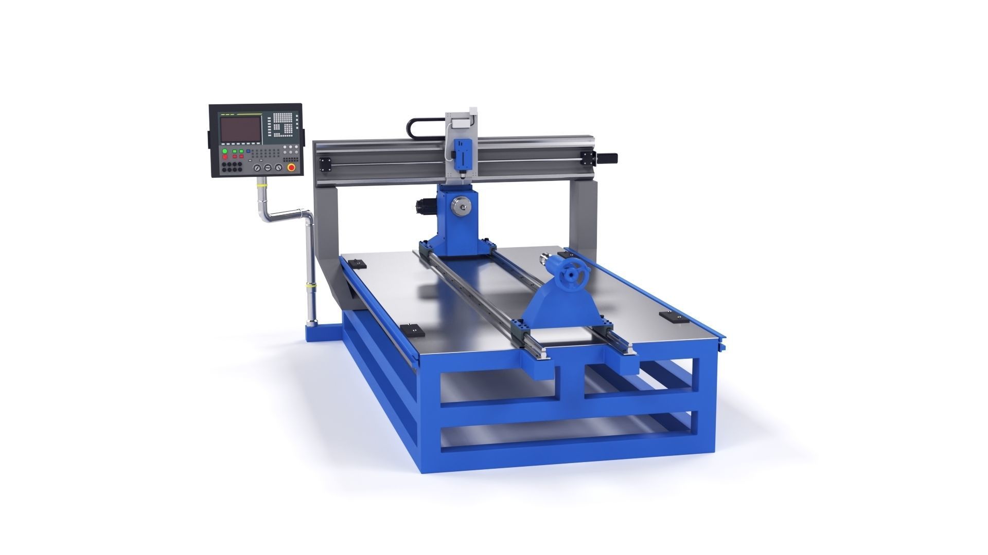 Milling machine cnc 3D model_14