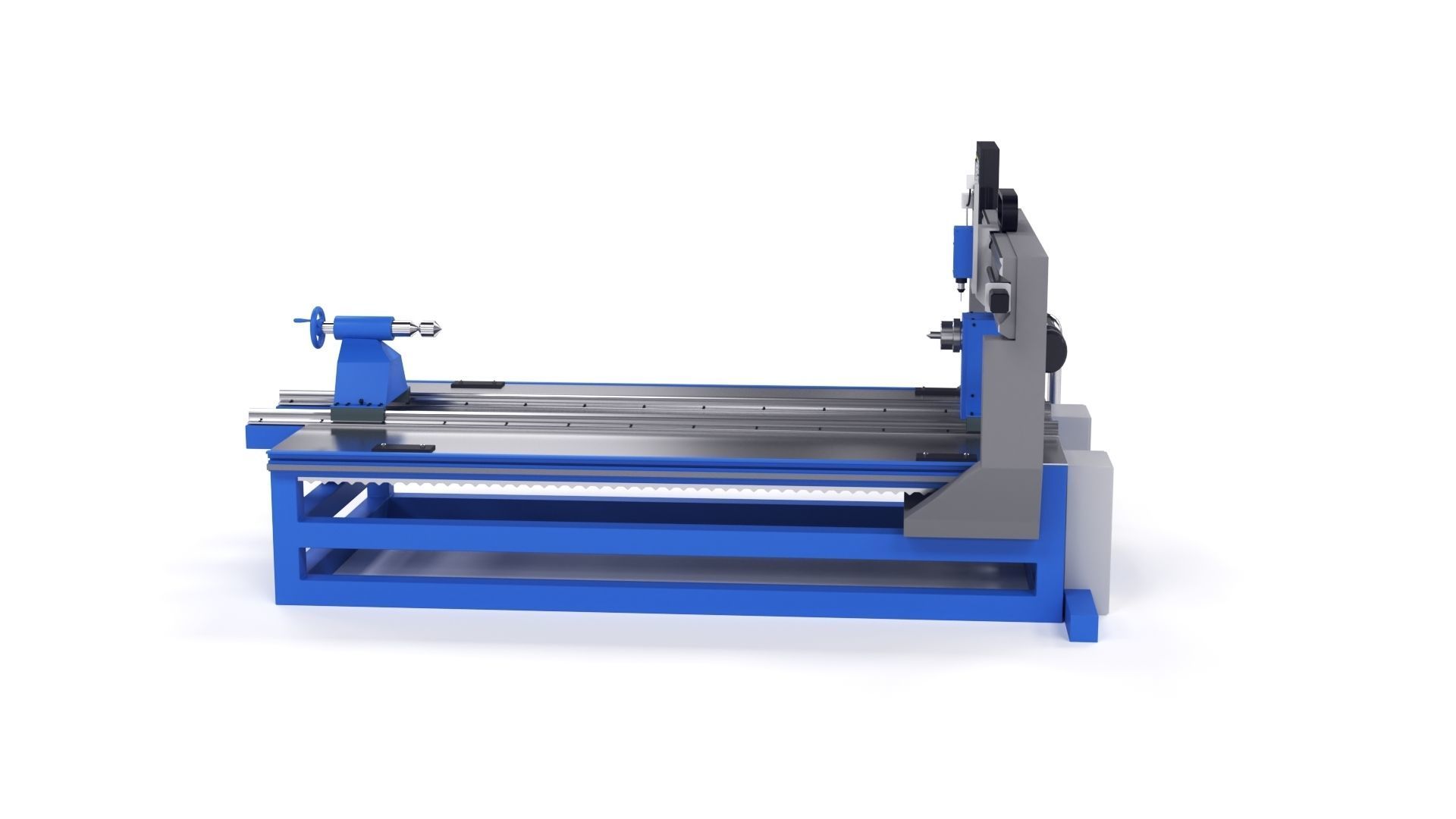 Milling machine cnc 3D model_5