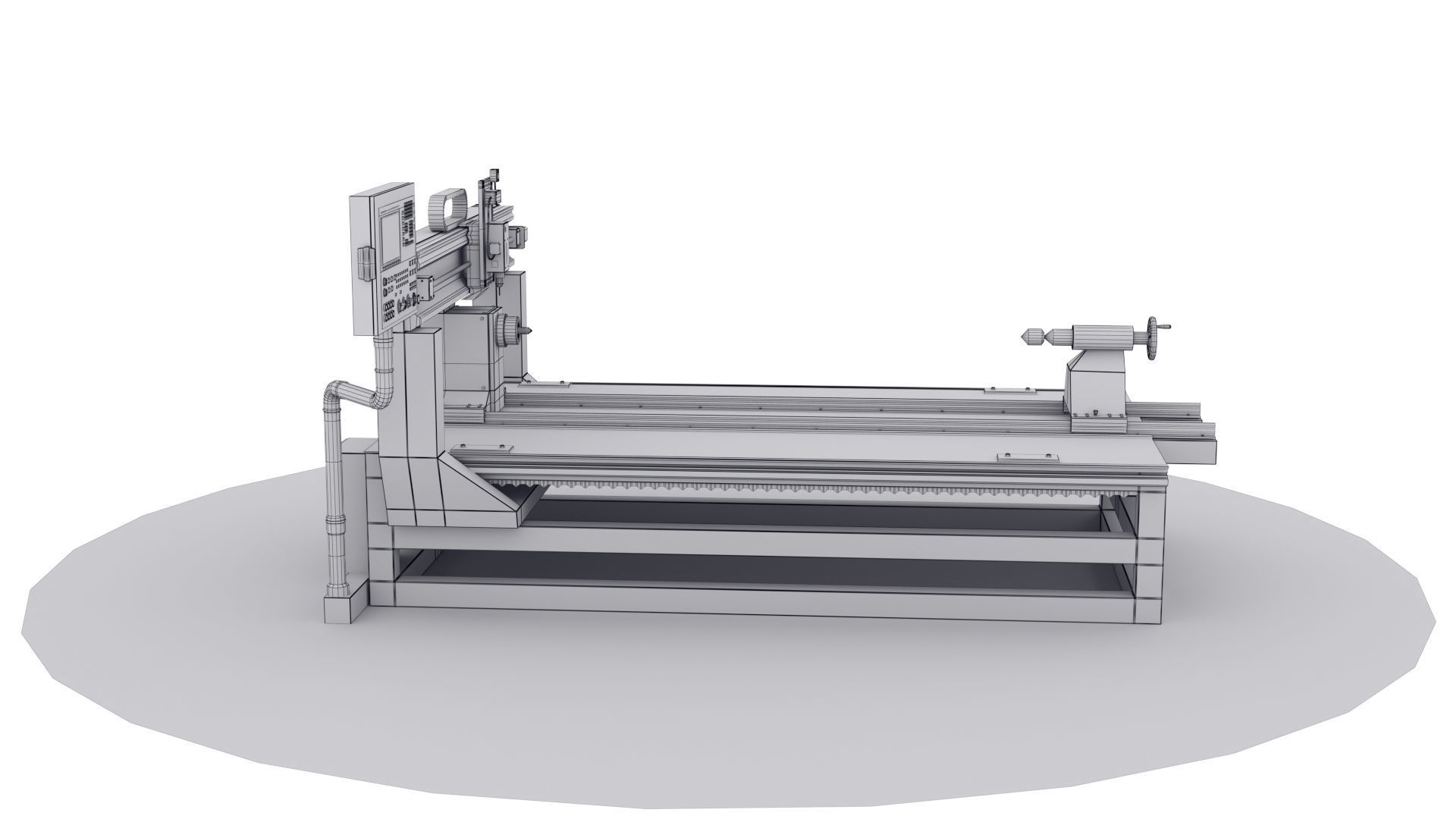 Milling machine cnc 3D model_18