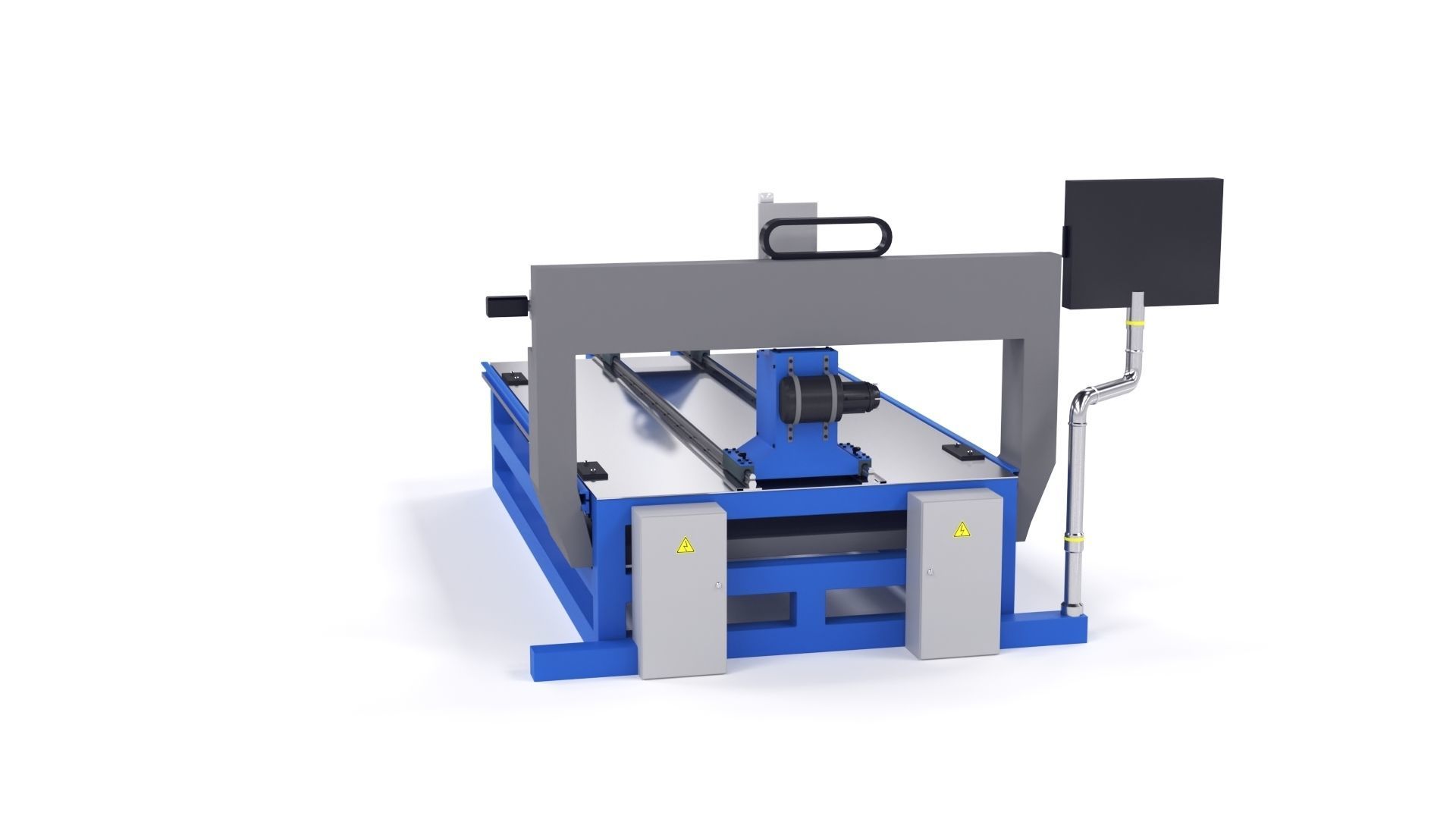 Milling machine cnc 3D model_7