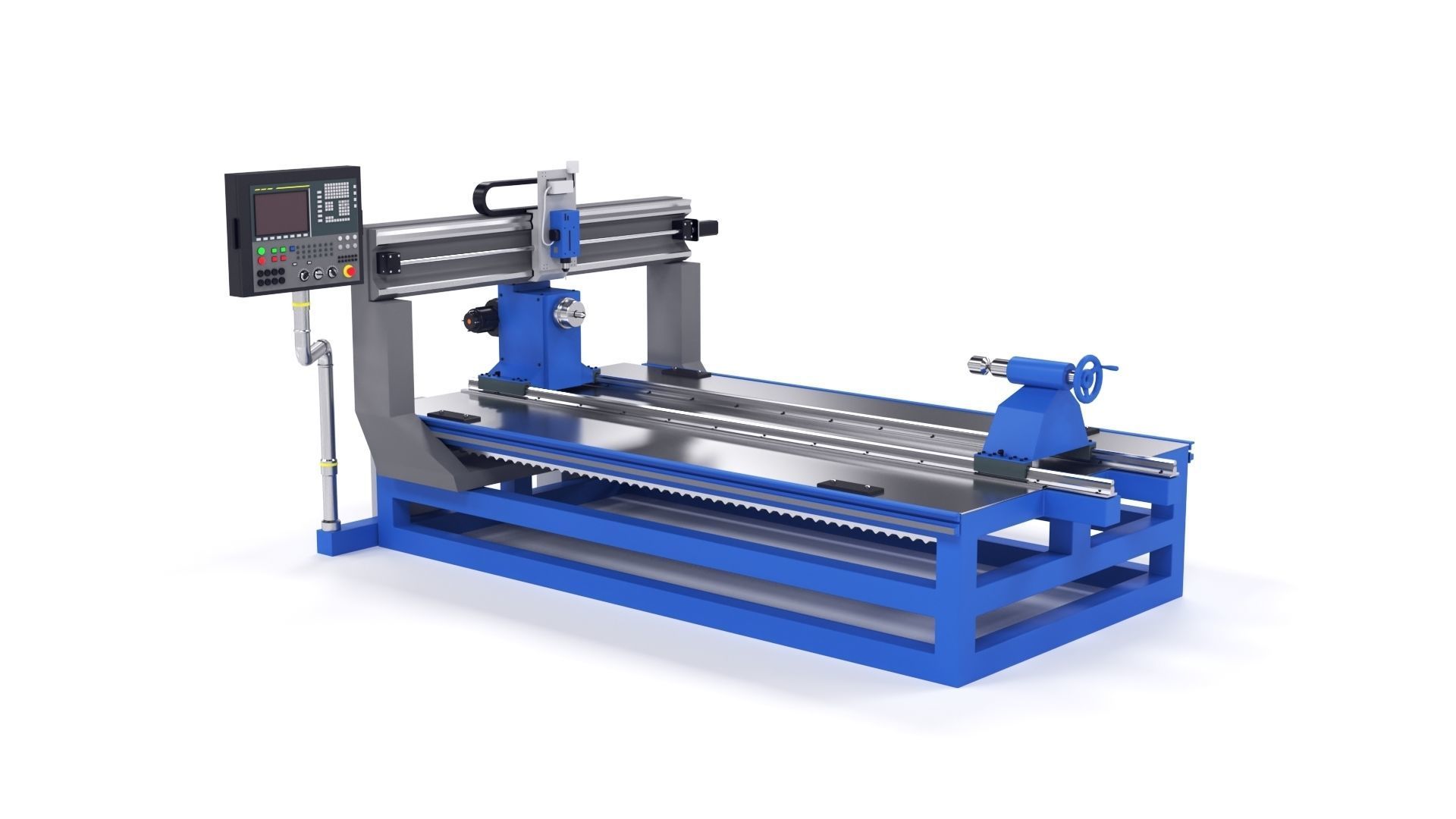 Milling machine cnc 3D model_12