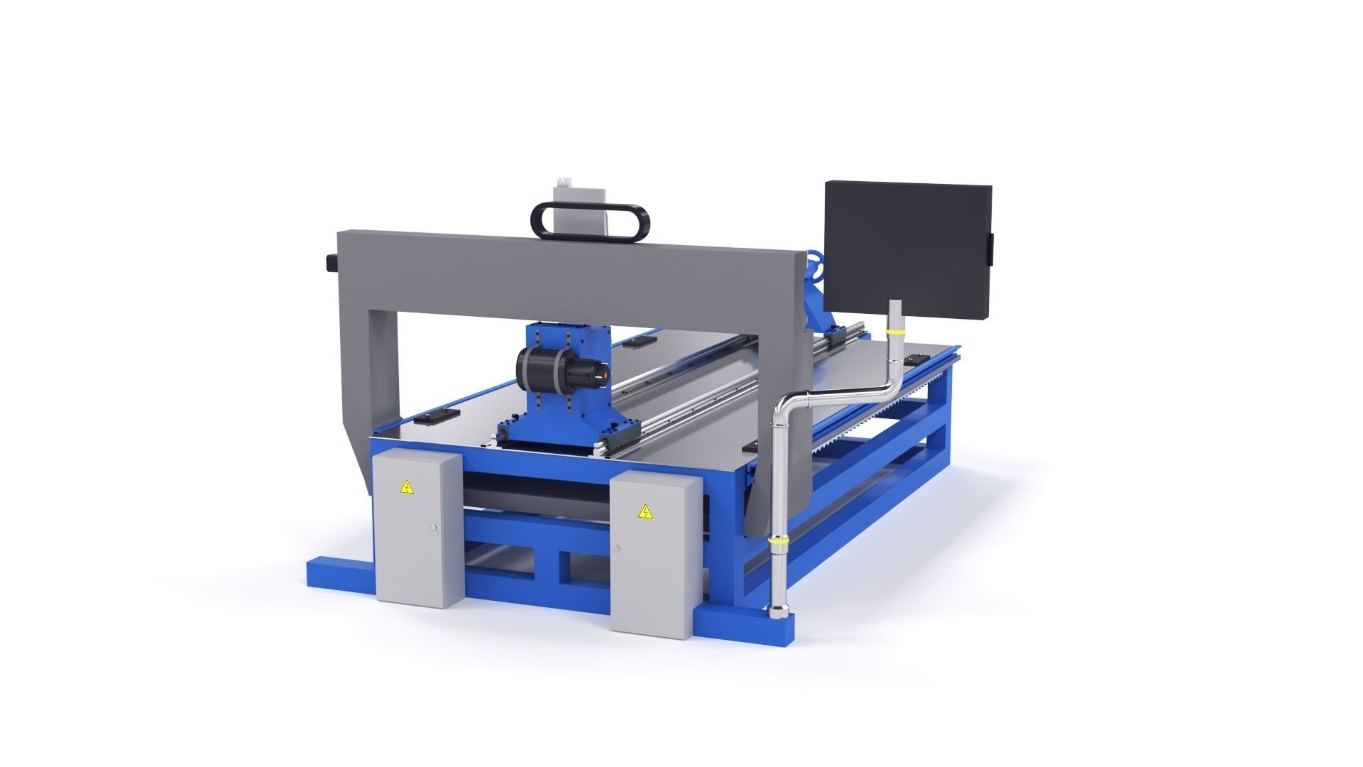 Milling machine cnc 3D model_8