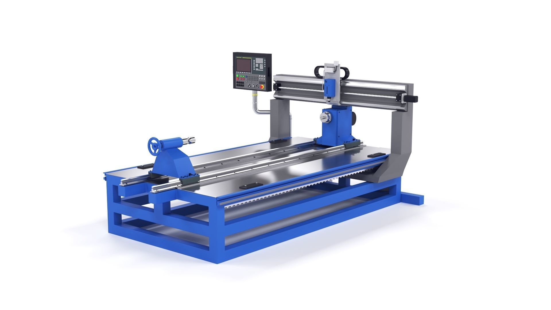 Milling machine cnc 3D model_3