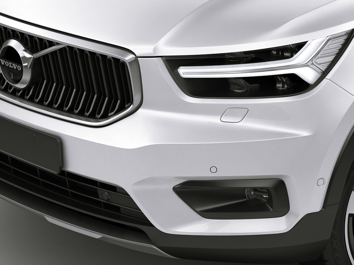 Volvo XC40 2018 3D model_3