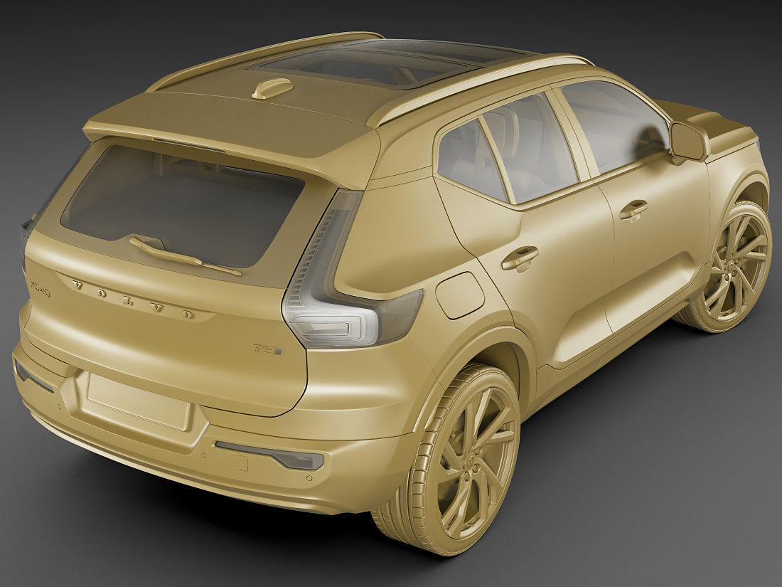 Volvo XC40 2018 3D model_16