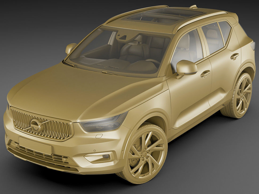 Volvo XC40 2018 3D model_15