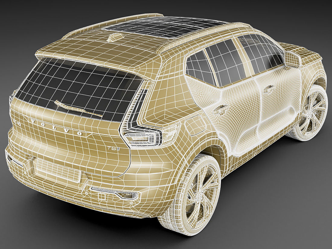 Volvo XC40 2018 3D model_20