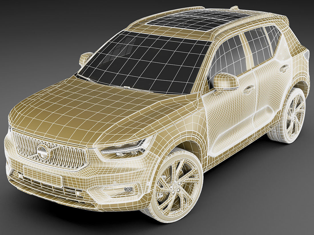 Volvo XC40 2018 3D model_19