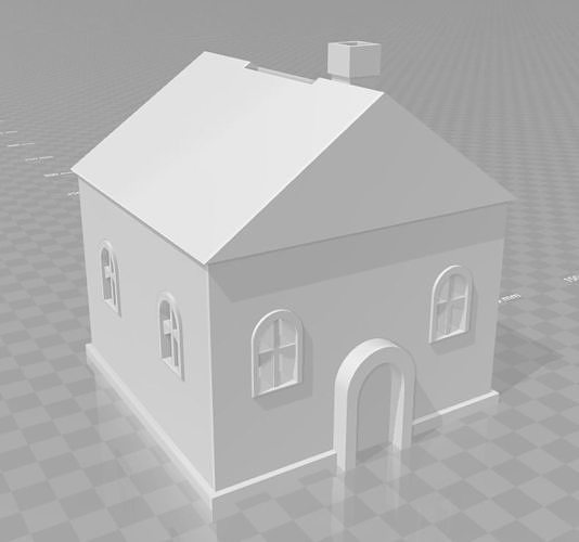  House piggy bank 3D print model
