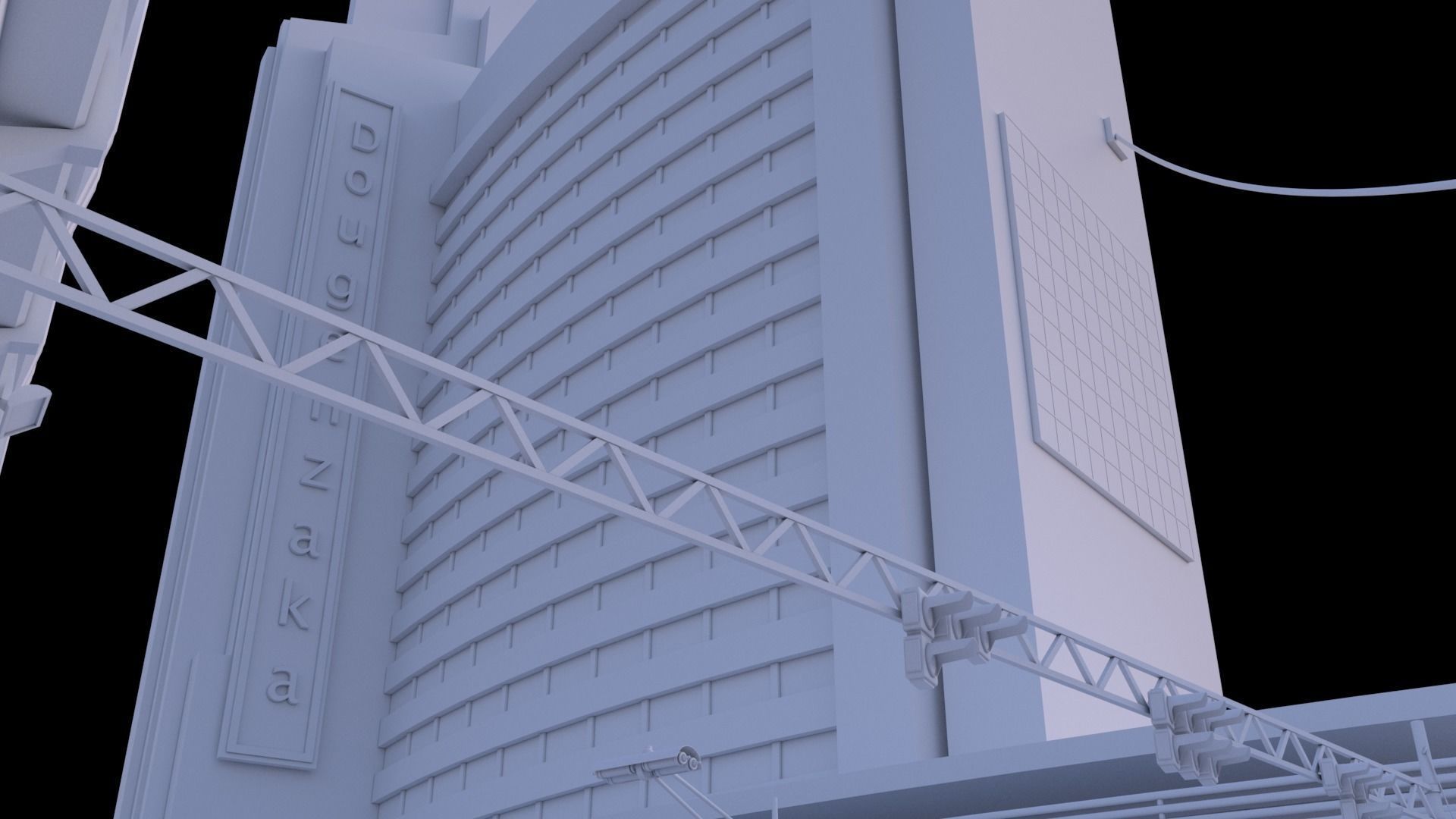 City buildings set 3D model_2