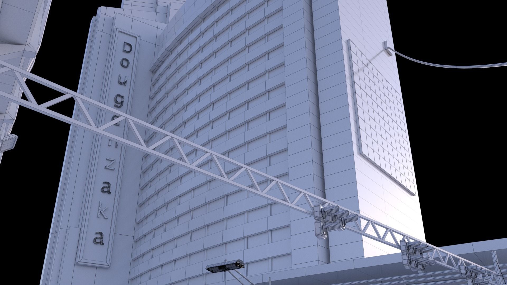 City buildings set 3D model_3