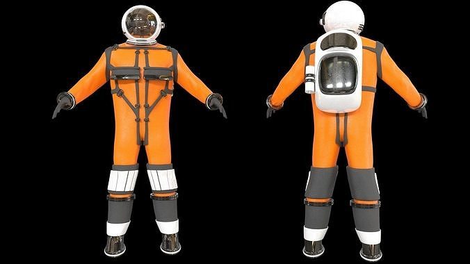  SPACE SUIT 3D MODEL Low-poly 3D model